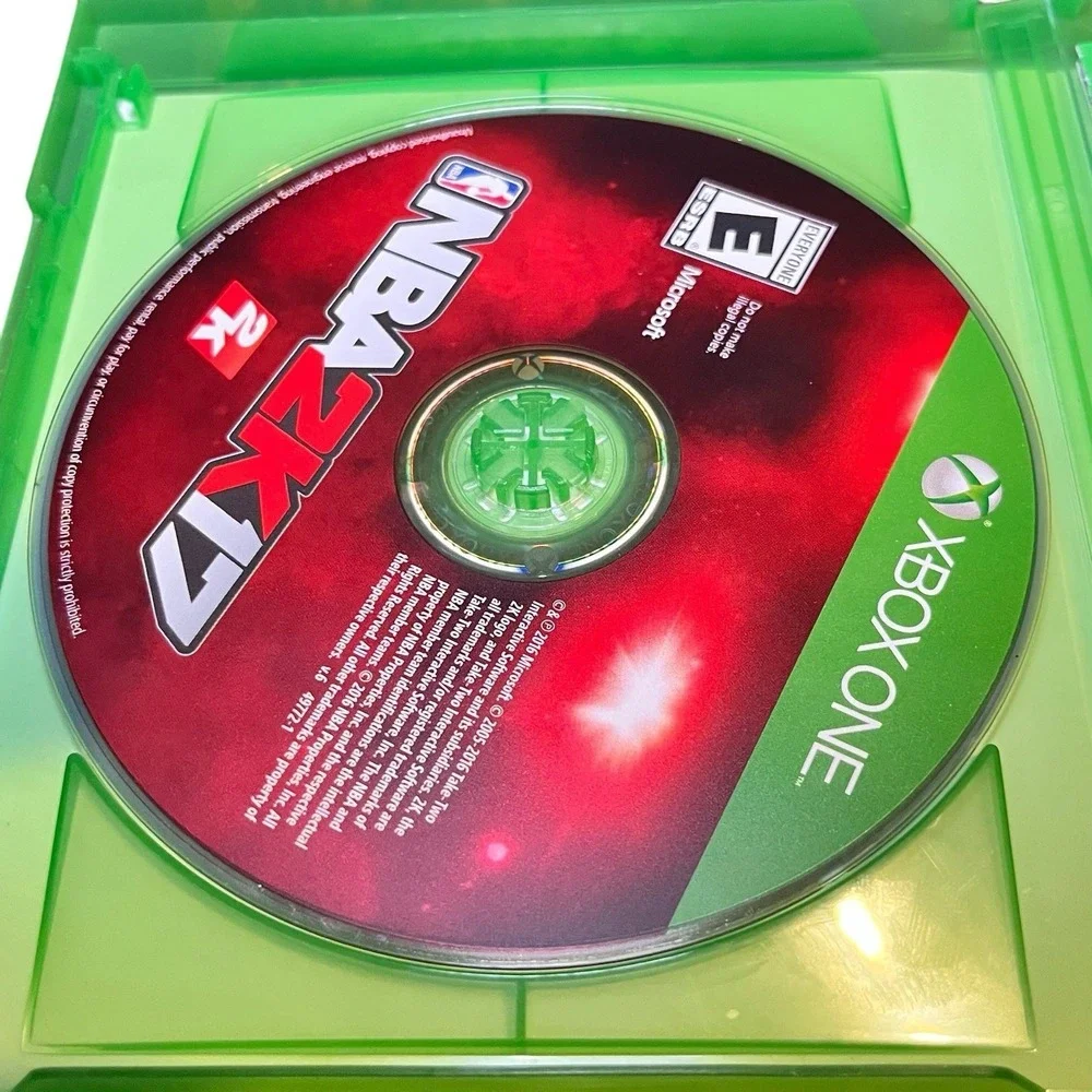 NBA 2K17 Video Game Microsoft Xbox One Tested Used Disc Case Basketball Sports